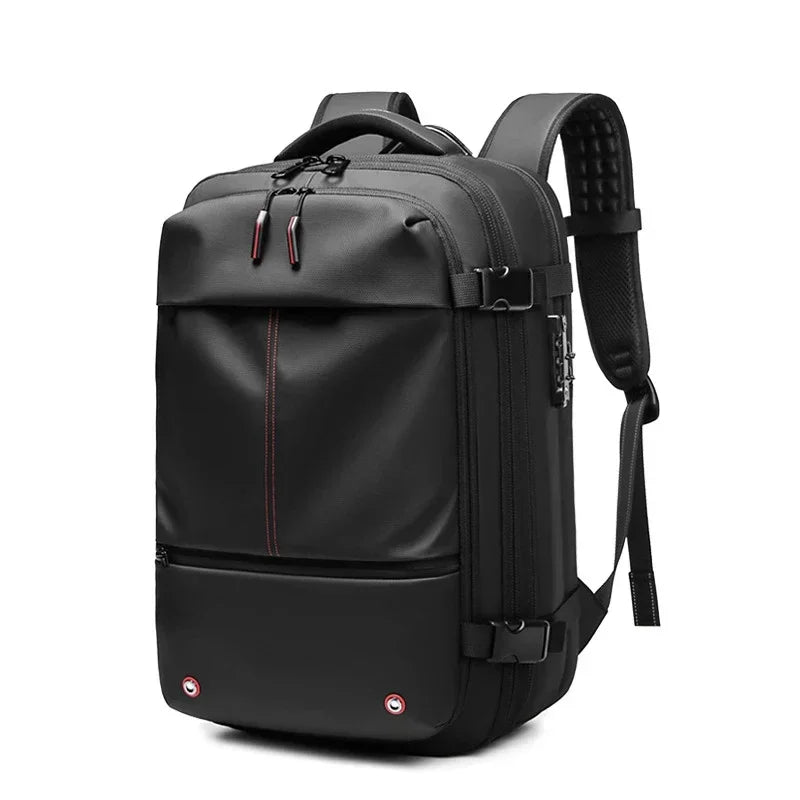MONTRAVE Compression Travel Backpack — 17" Laptop, Extended Capacity