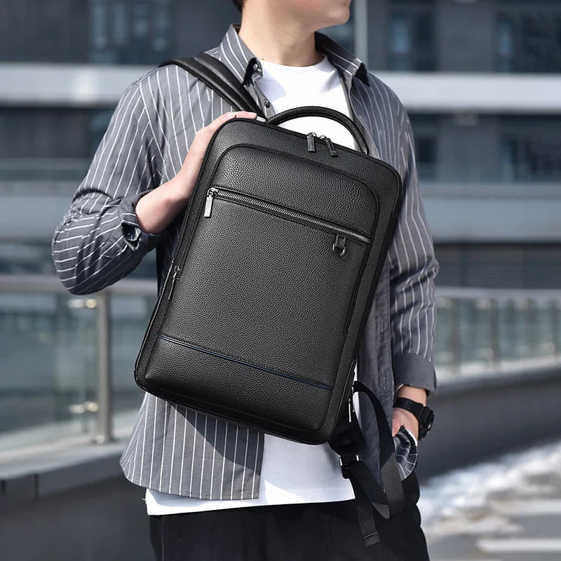 MONTRAVE Executive PU Leather Backpack — product view