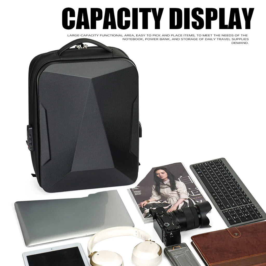 MONTRAVE Expandable Hard-Shell Backpack — product view