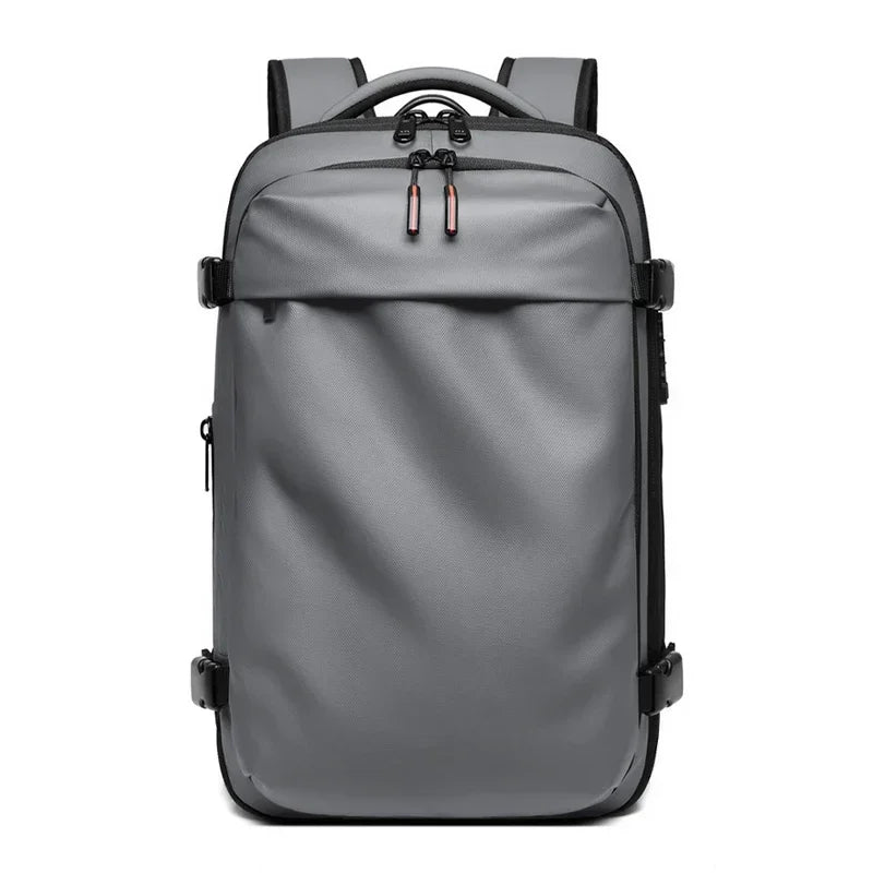 MONTRAVE Compression Travel Backpack — 17" Laptop, Extended Capacity